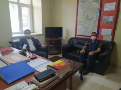 Kaymakam Hacıismailoğlu İlçe Emniyet Amirliği ve İlçe Jandarma Komutanlığı'nı Ziyaret Etti