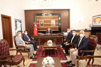 TÜMSİAD ‘ın yeni koordinatör bölge yönetiminden Vali Kaldırım'a ziyaret