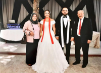 Tapu Müdürü Mustafa Yeşilyurt kızını evlendirdi