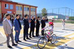 Taraklı Yenidoğan İlk ve Ortaokulunda Bisiklet Sürüş Eğitimi