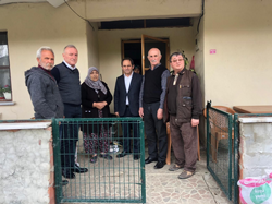 CHP İl Başkanı Ecevit Keleş ve Büyükşehir Meclis Üyesi Şaban Kaludra’dan Başsağlığı ziyareti