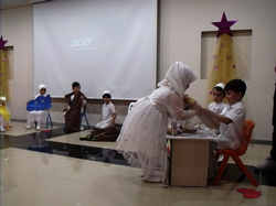 4-6 yaş Kur'an kurslarından yılsonu etkinliği