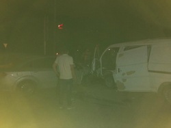 Taraklı'lı sürücü Doğantepe ışıklarında kaza yaptı