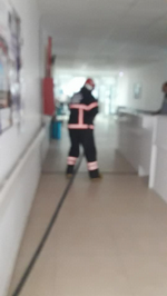 Taraklı Devlet Hastanesinde yangın tatbikatı gerçekleştirildi.