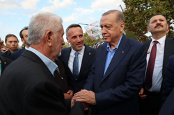 Cumhurbaşkanı Erdoğan İle görüştü