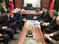 Başkan Pilavcı Tarım ve Orman Bakanı Kirişçi ile görüştü