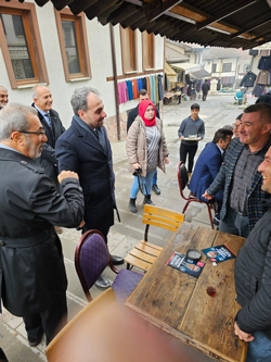 SP Büyükşehir Belediye Başkan Adayı Ömer Abdullah Ayhan Taraklılılar ile buluştu