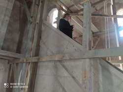İlçe Müftüsü İhsan Kurt, Tarihi Yunuspaşa Camii'nde Restorasyon Çalışmalarını İnceledi