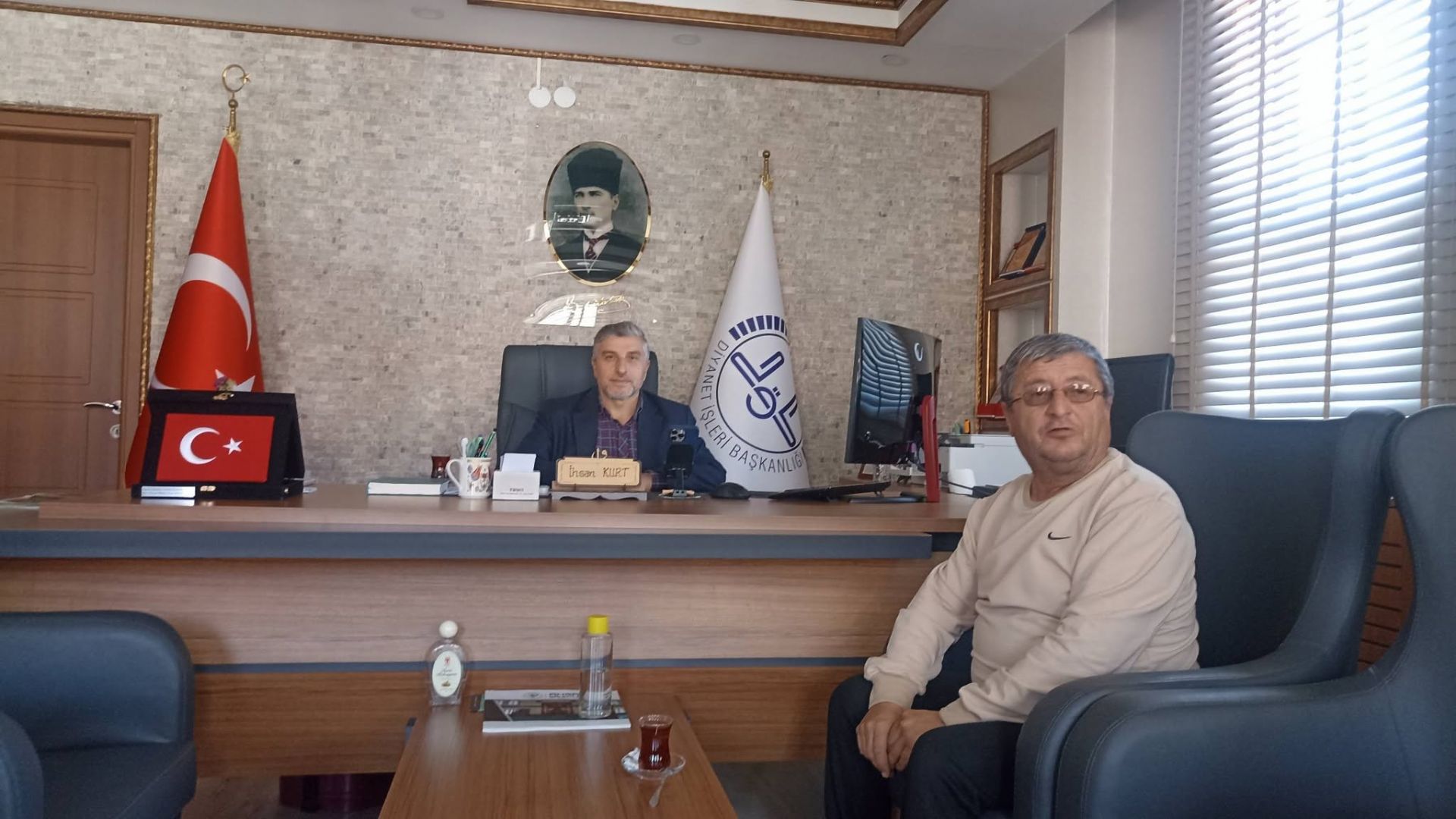 Din Görevlileri Haftası’nda YENİGÜN’den İlçe Müftüsü İhsan Kurt’a Ziyaret